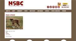 Desktop Screenshot of humanesocietybaycounty.org